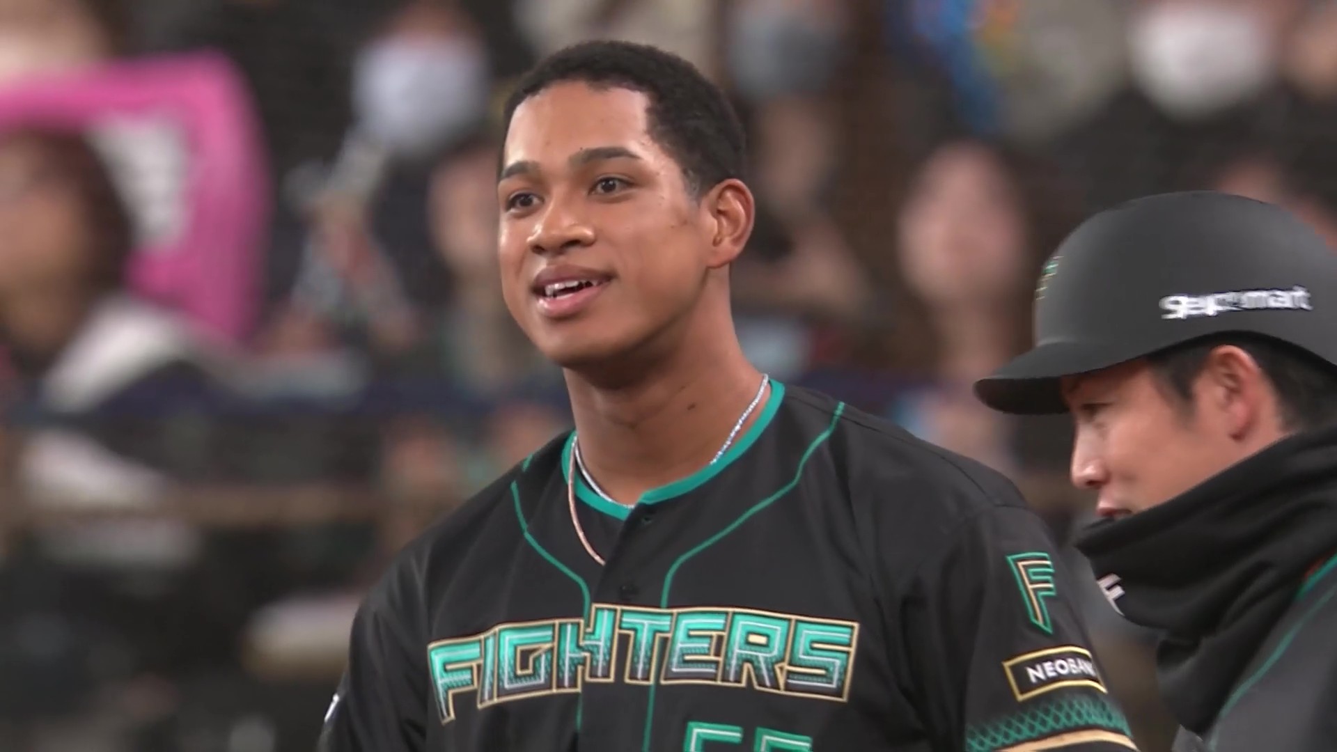 【1回裏】4連打!!  ファイターズ・万波中正 センターへのタイムリーヒットで1点を返す!! 2026年4月12日 北海道日本ハムファイターズ 対 福岡ソフトバンクホークス