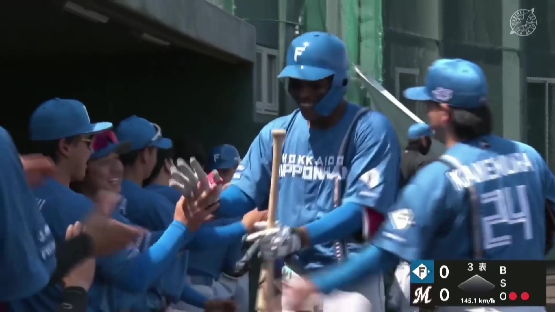 【ファーム】第3号で先制!! ファイターズ・エドポロケイン レフトへ特大の2ランホームラン!! 2026年4月12日 千葉ロッテマリーンズ 対 北海道日本ハムファイターズ