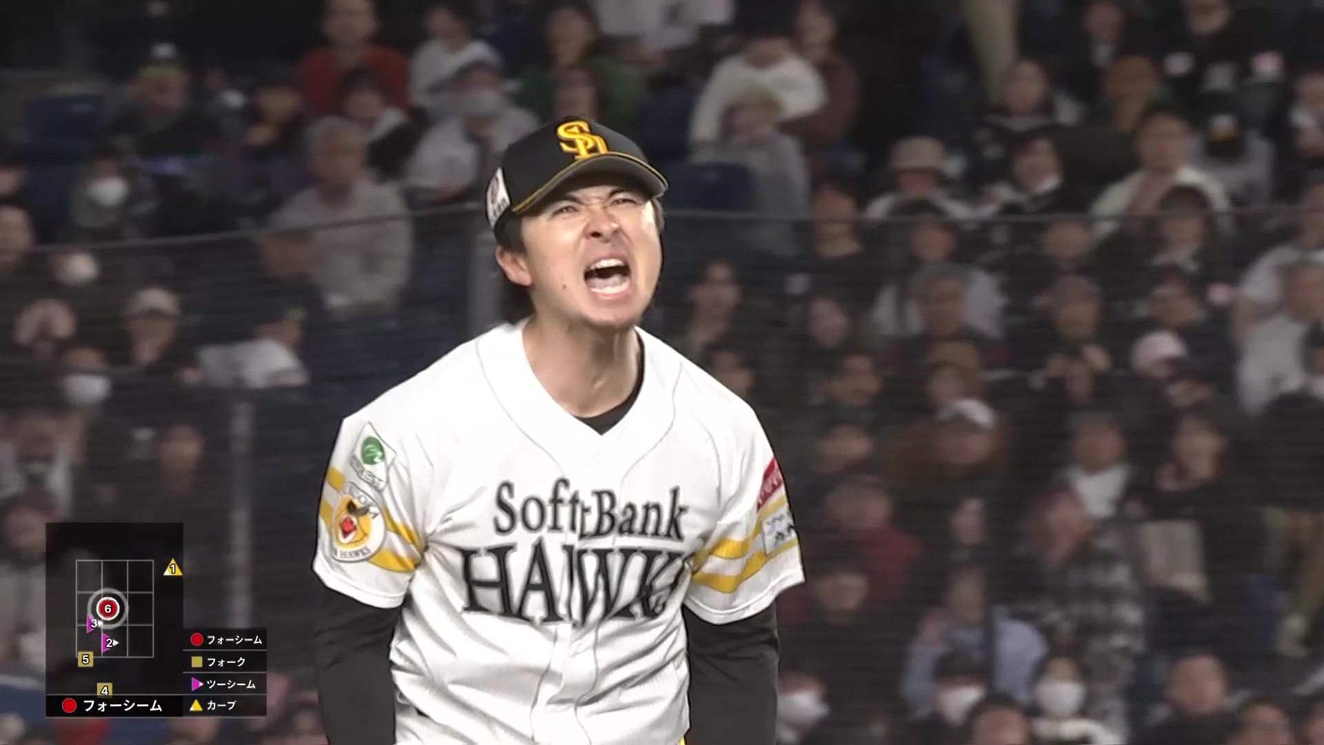 【8回裏】満塁のピンチを凌ぐ!! ホークス・上沢直之 8回を投げ無失点のピッチング!! 2026年4月3日 千葉ロッテマリーンズ 対 福岡ソフトバンクホークス