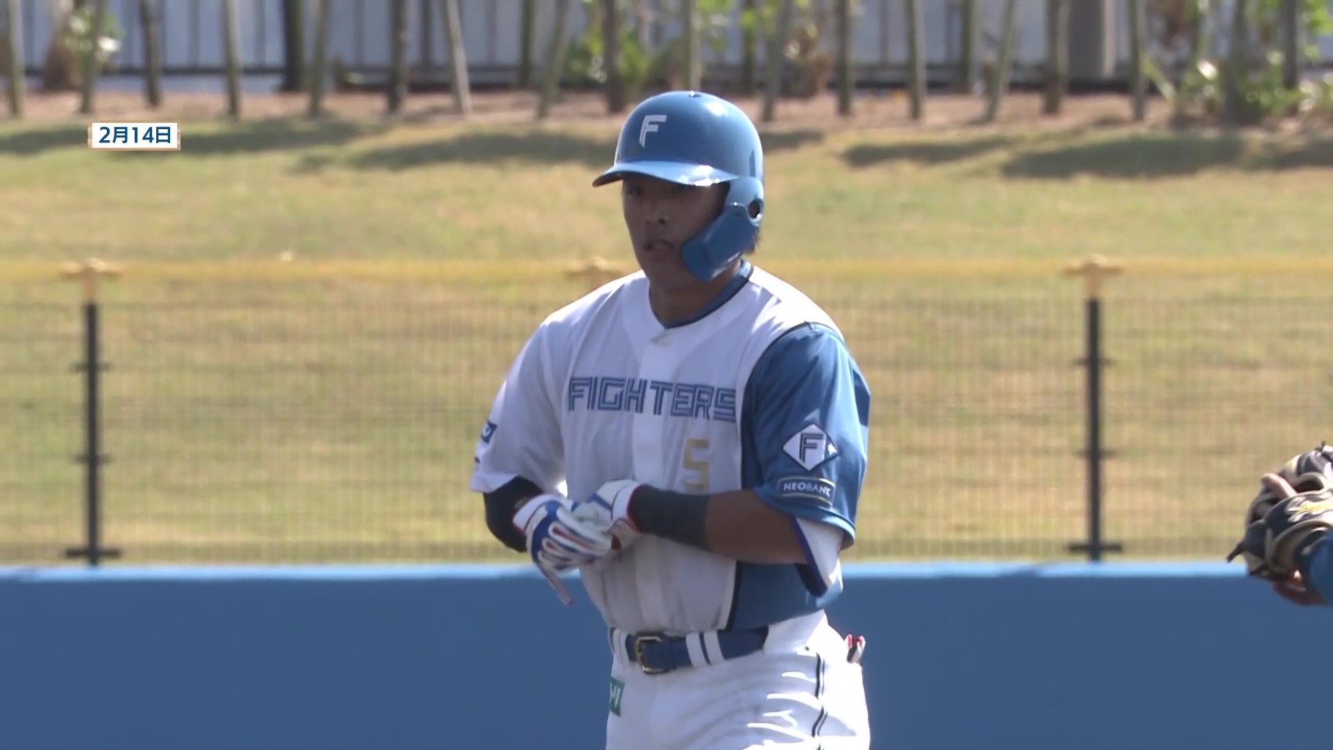 【春季キャンプ】守備のミスは打撃で取り返す!! ファイターズ・野村佑希が同点タイムリーを放つ!! 2026年2月14日 北海道日本ハムファイターズ