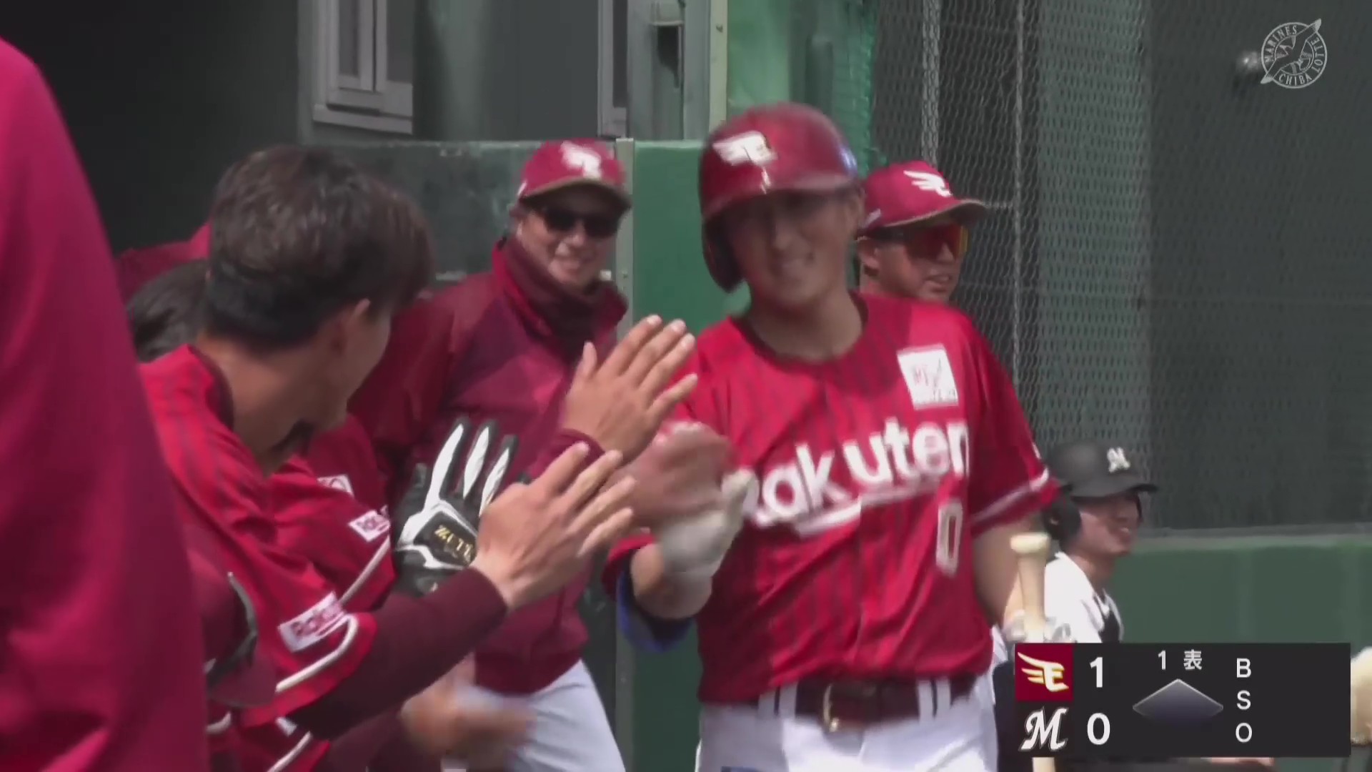 【ファーム】伸びる打球!! イーグルス・小深田大翔 ライトへの先頭打者ホームランを放つ!! 2026年3月19日 千葉ロッテマリーンズ 対 東北楽天ゴールデンイーグルス