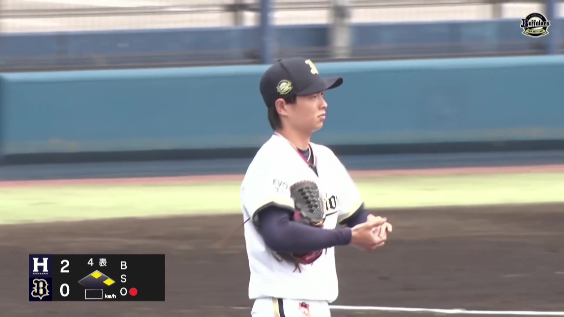 【ファーム】好判断!! バファローズ・山岡泰輔 バントを素早く処理して進塁を許さず!! 2026年4月28日 オリックス・バファローズ 対 ハヤテベンチャーズ静岡