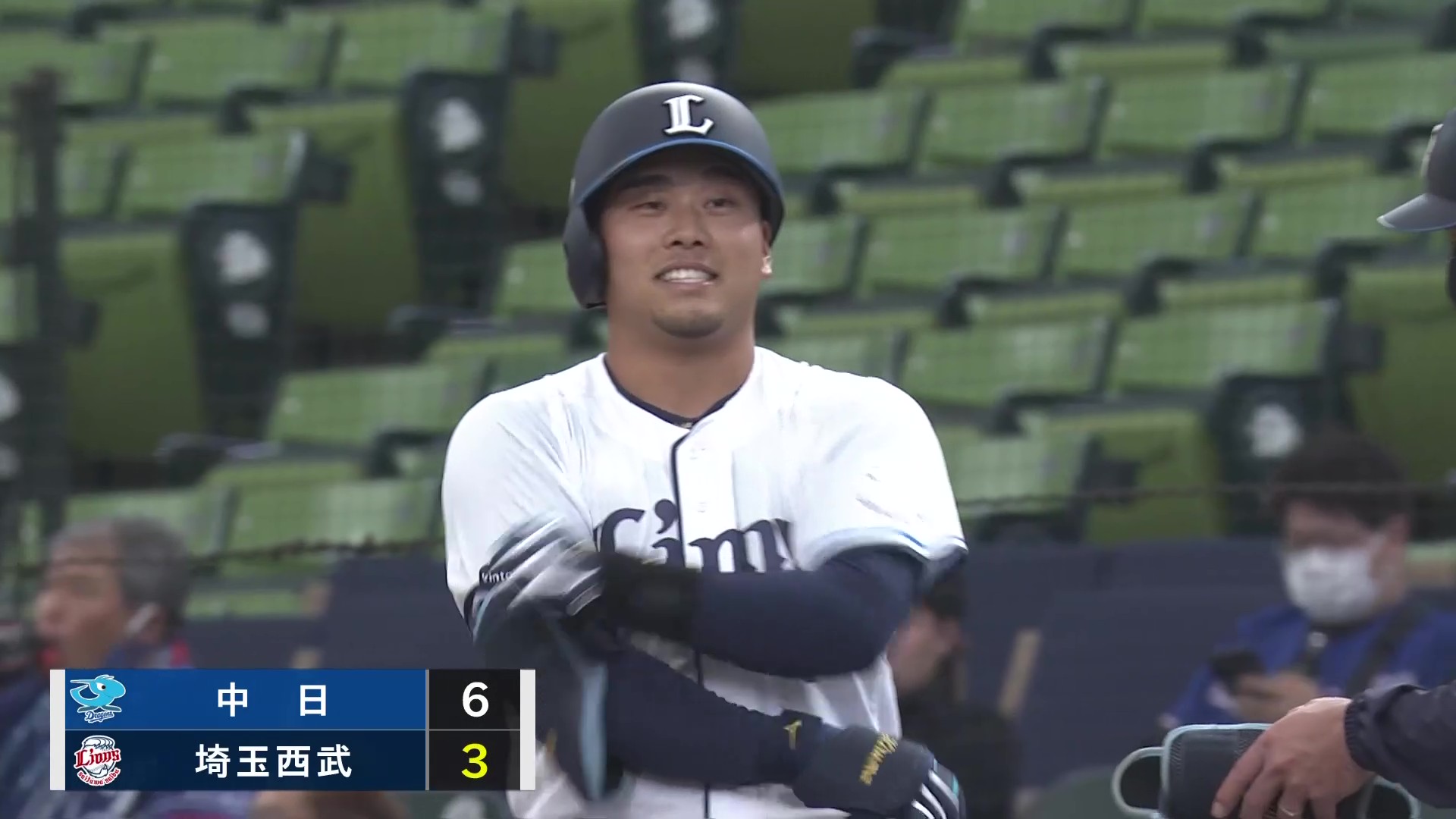 【ファーム】ライオンズ・蛭間拓哉 満塁からセンターへのタイムリーヒットで2点を返す!! 2026年3月29日 埼玉西武ライオンズ 対 中日ドラゴンズ