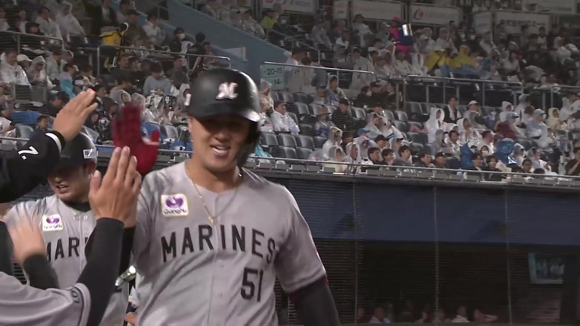 【7回裏】目覚めの一発!! マリーンズ・山口航輝 今季第1号となる2ランホームランで反撃!! 2026年5月13日 千葉ロッテマリーンズ 対 北海道日本ハムファイターズ