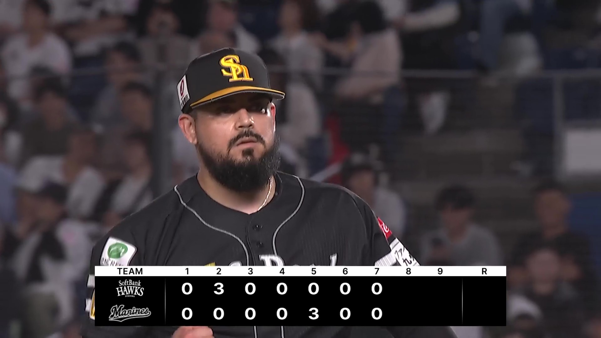 【7回裏】ホークス・オスナ 満塁のピンチを凌ぎ19試合連続の無失点を記録する!! 2026年6月28日 千葉ロッテマリーンズ 対 福岡ソフトバンクホークス