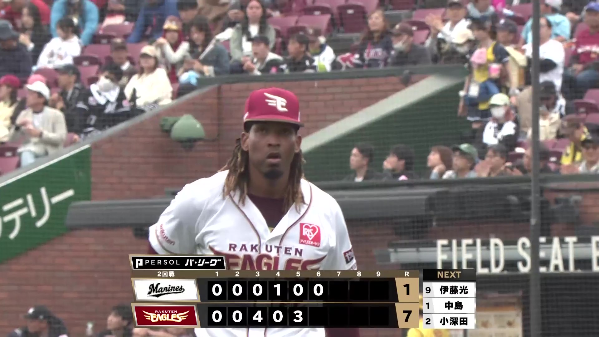 【6回表】114球の熱投!! イーグルス・ウレーニャ 6回1失点の好投で来日初勝利!! 2026年4月18日 東北楽天ゴールデンイーグルス 対 千葉ロッテマリーンズ