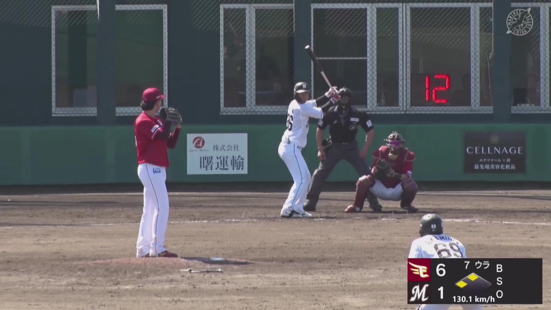 【ファーム】プロ入り初アーチ!! マリーンズ・藤田和樹 弾丸ライナーで3ランホームラン!! 2026年5月5日 千葉ロッテマリーンズ 対 東北楽天ゴールデンイーグルス