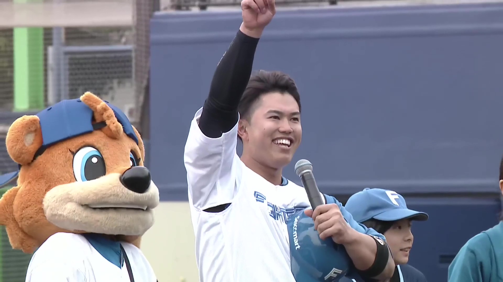 【ファーム】 ファイターズ・今川優馬選手 ヒーローインタビュー 3月22日 北海道日本ハムファイターズ 対 東京ヤクルトスワローズ