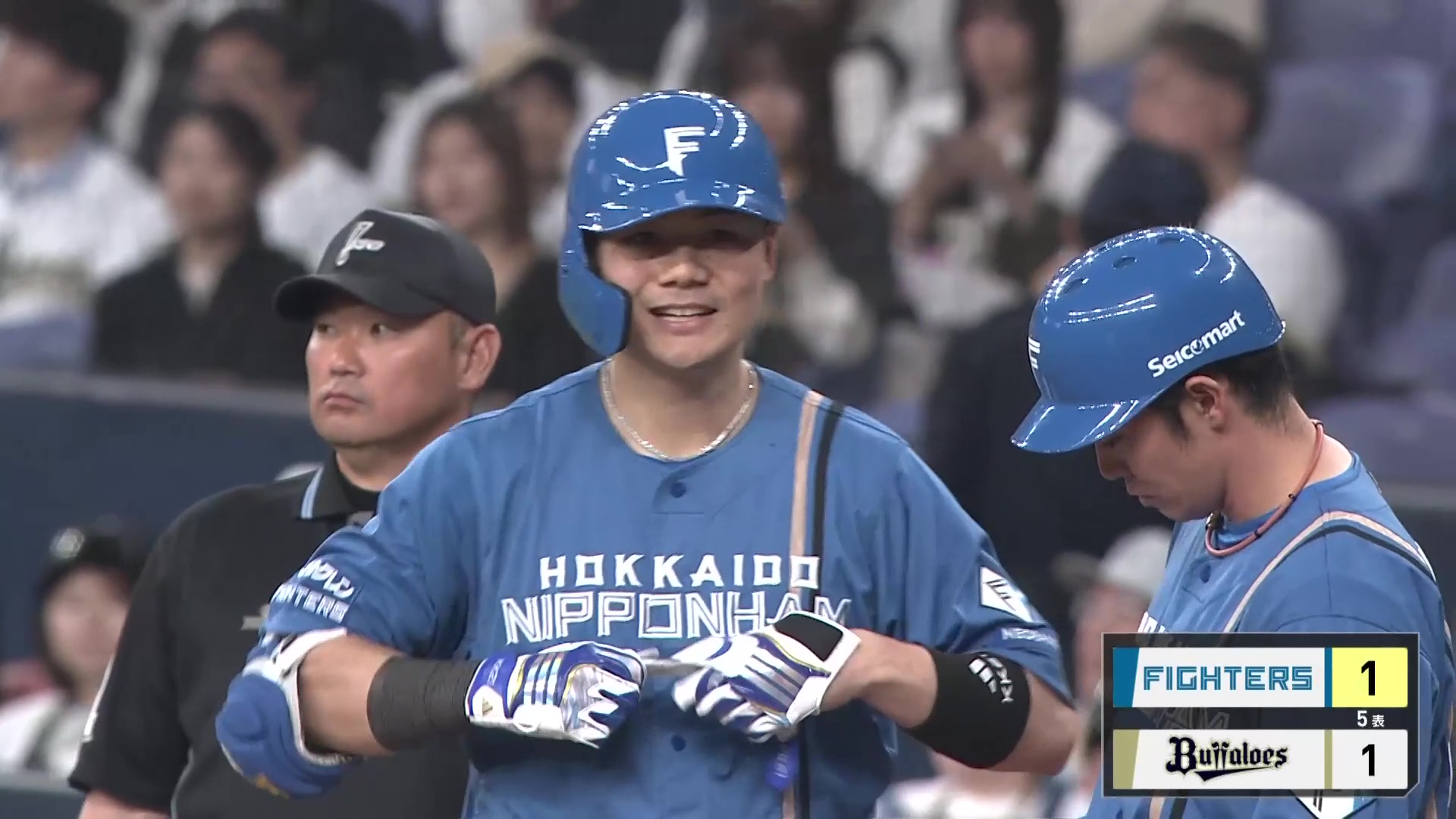 【5回表】ファイターズ・清宮幸太郎 センターへのタイムリーヒットで同点に追いつく!! 2026年4月25日 オリックス・バファローズ 対 北海道日本ハムファイターズ