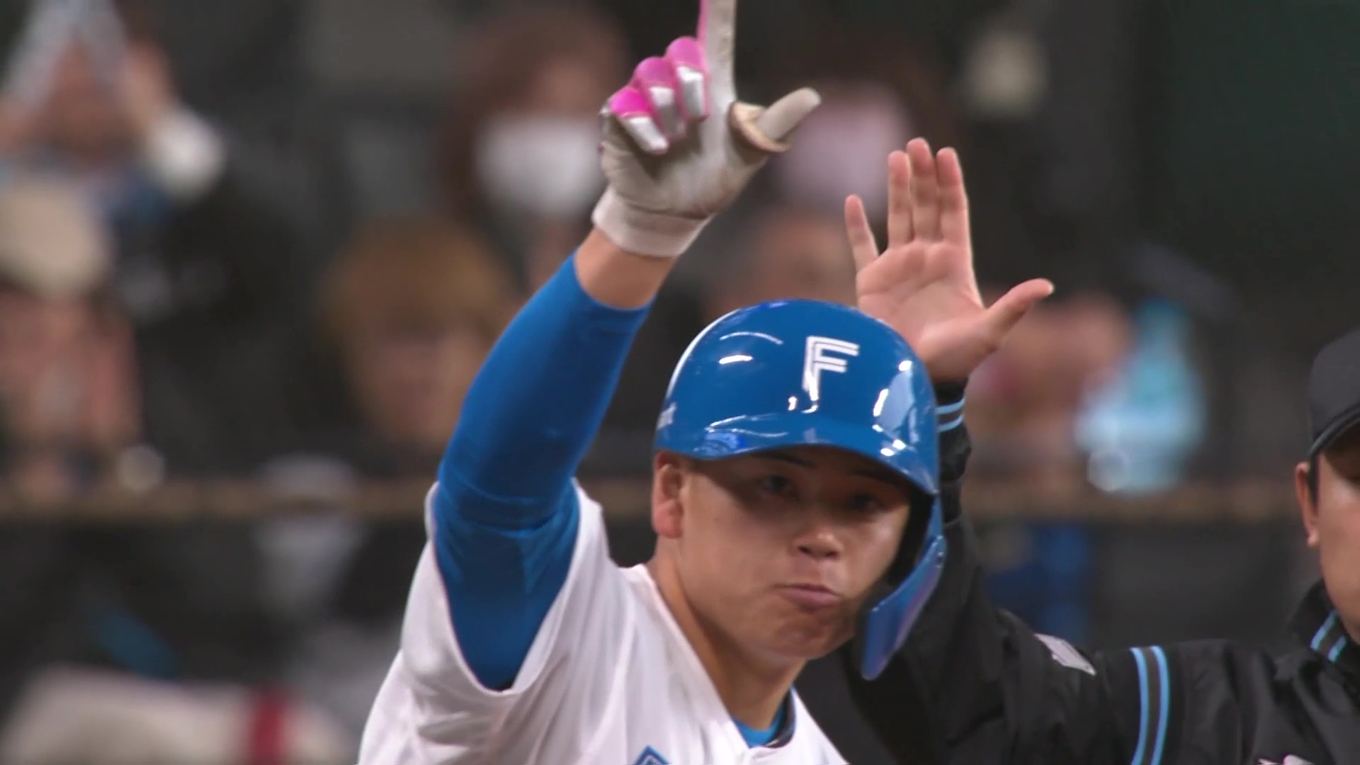 【3回裏】一瞬のチャンスを逃さない!! ファイターズ・常谷拓輝 左中間を破る先制の2点タイムリー3ベース!! 2026年3月7日 北海道日本ハムファイターズ 対 千葉ロッテマリーンズ