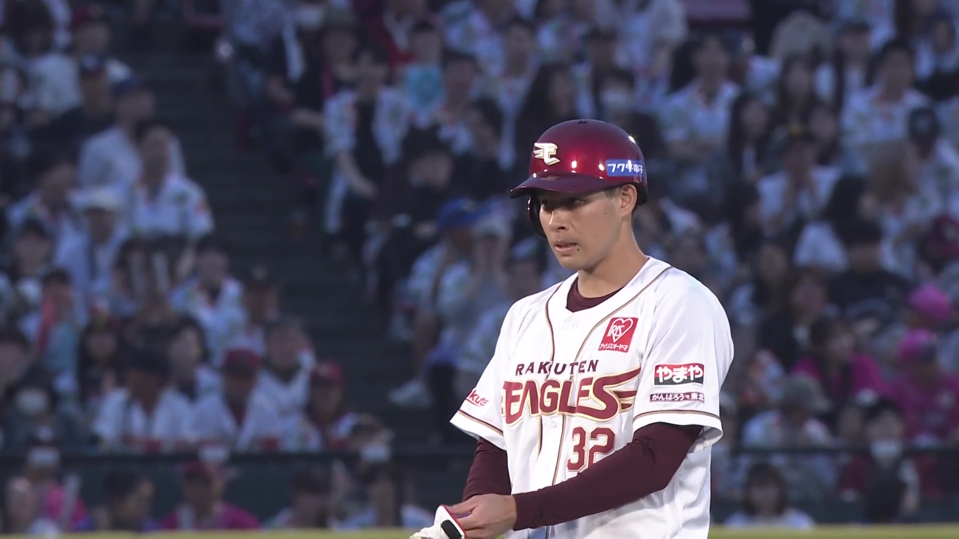 【3回裏】高めを上手く捌いた!! イーグルス・中島大輔 ライトへのタイムリー2ベースで先制!! 2026年7月4日 東北楽天ゴールデンイーグルス 対 北海道日本ハムファイターズ