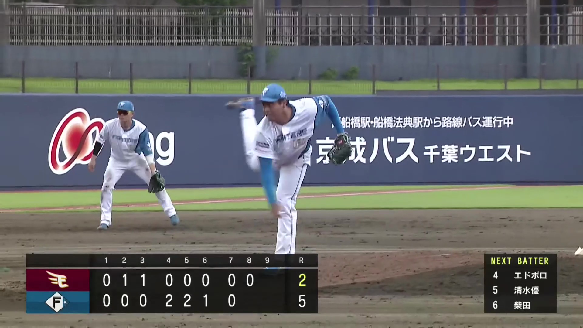 【ファーム】ファイターズ・川勝空人 3者連続三振を奪うなど2回無失点の好リリーフ!! 2026年6月30日 北海道日本ハムファイターズ 対 東北楽天ゴールデンイーグルス