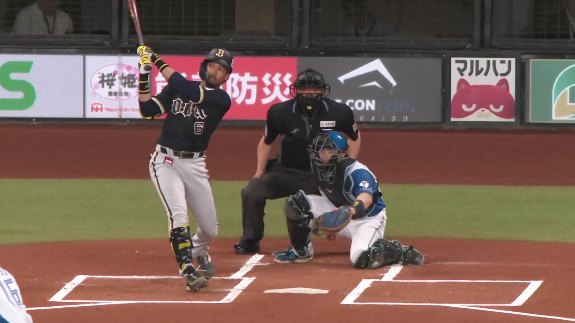 【1回表】2番起用に応える!! バファローズ・宗佑磨 ライトスタンドへ飛び込む今季初HRで先制!! 2026年4月4日 北海道日本ハムファイターズ 対 オリックス・バファローズ