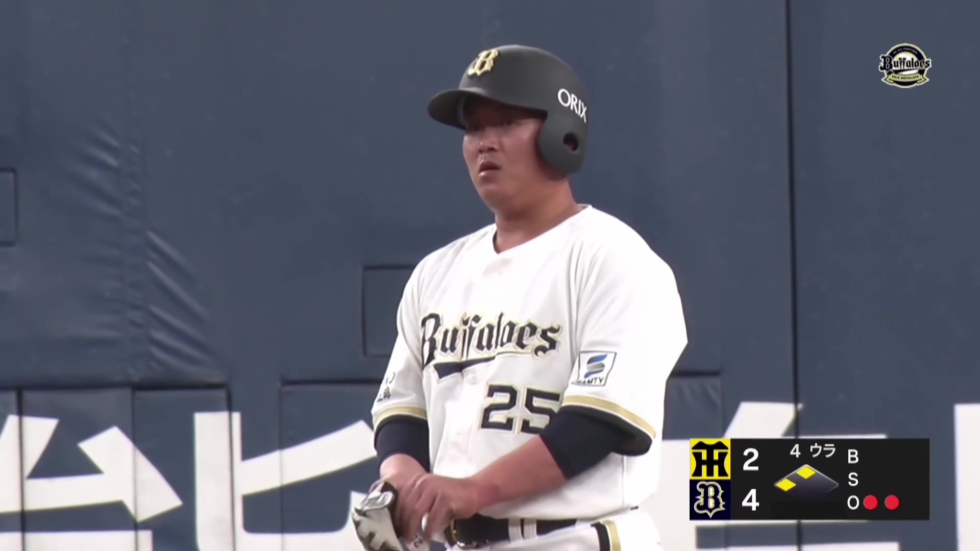 【ファーム】バファローズ・内藤鵬 レフトフェンス直撃のタイムリー2ベースヒットで勝ち越し!! 2026年3月25日 オリックス・バファローズ 対 阪神タイガース