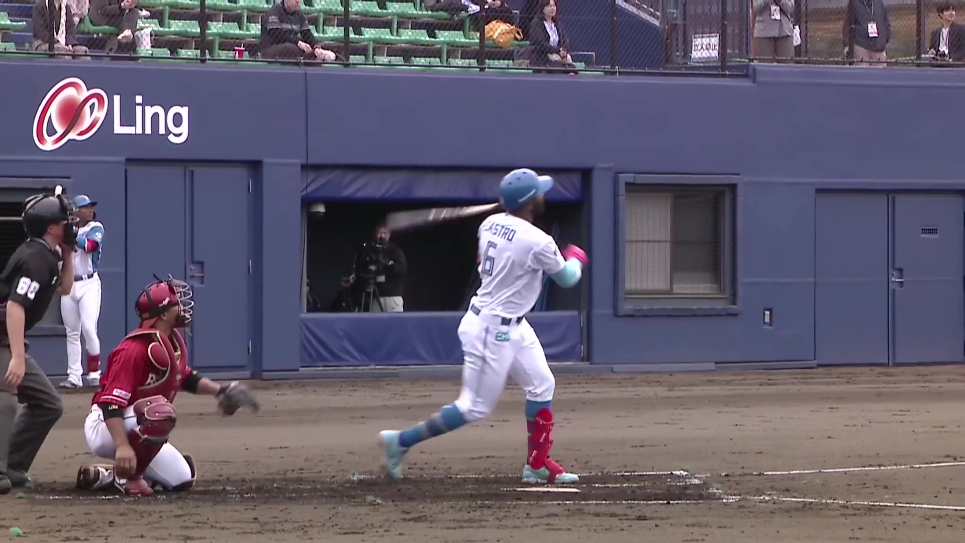 【ファーム】変化球を完ぺきに捉えた!! ファイターズ・カストロ リード拡げる2号ソロHR!! 2026年4月24日 北海道日本ハムファイターズ 対 東北楽天ゴールデンイーグルス