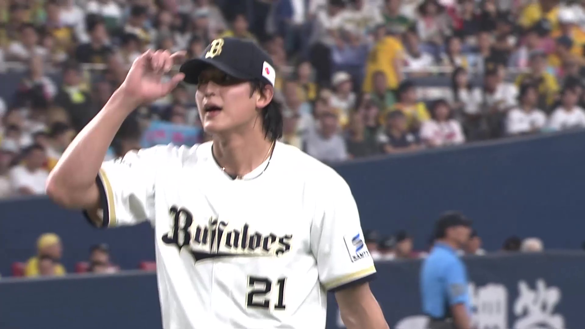 【8回表】ズバッと決まった!! バファローズ・山崎颯一郎 わずか9球で1回を抑えるナイスピッチング!! 2026年6月13日 オリックス・バファローズ 対 阪神タイガース