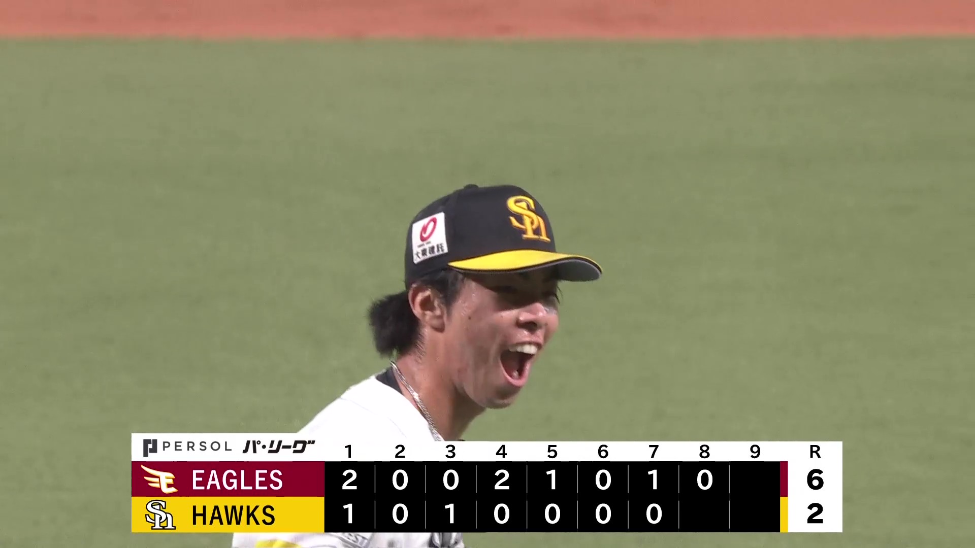 【8回表】プロ初登板!! ホークス・村上泰斗 3者連続三振を奪い1イニングを無失点に抑える!! 2026年8月15日 福岡ソフトバンクホークス 対 東北楽天ゴールデンイーグルス