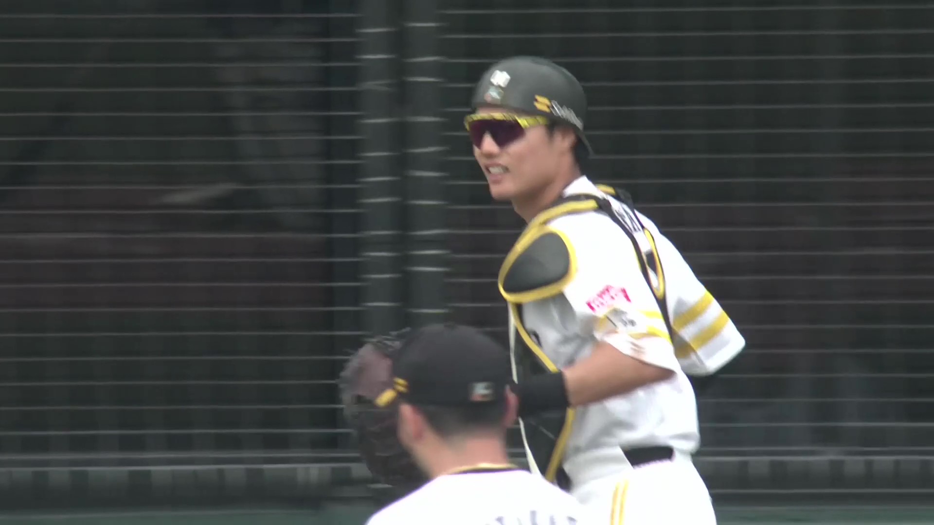 【ファーム】三振ゲッツー!! ホークス・渡邉陸 2塁への正確な送球で盗塁阻止!! 2026年4月17日 福岡ソフトバンクホークス 対 オリックス・バファローズ