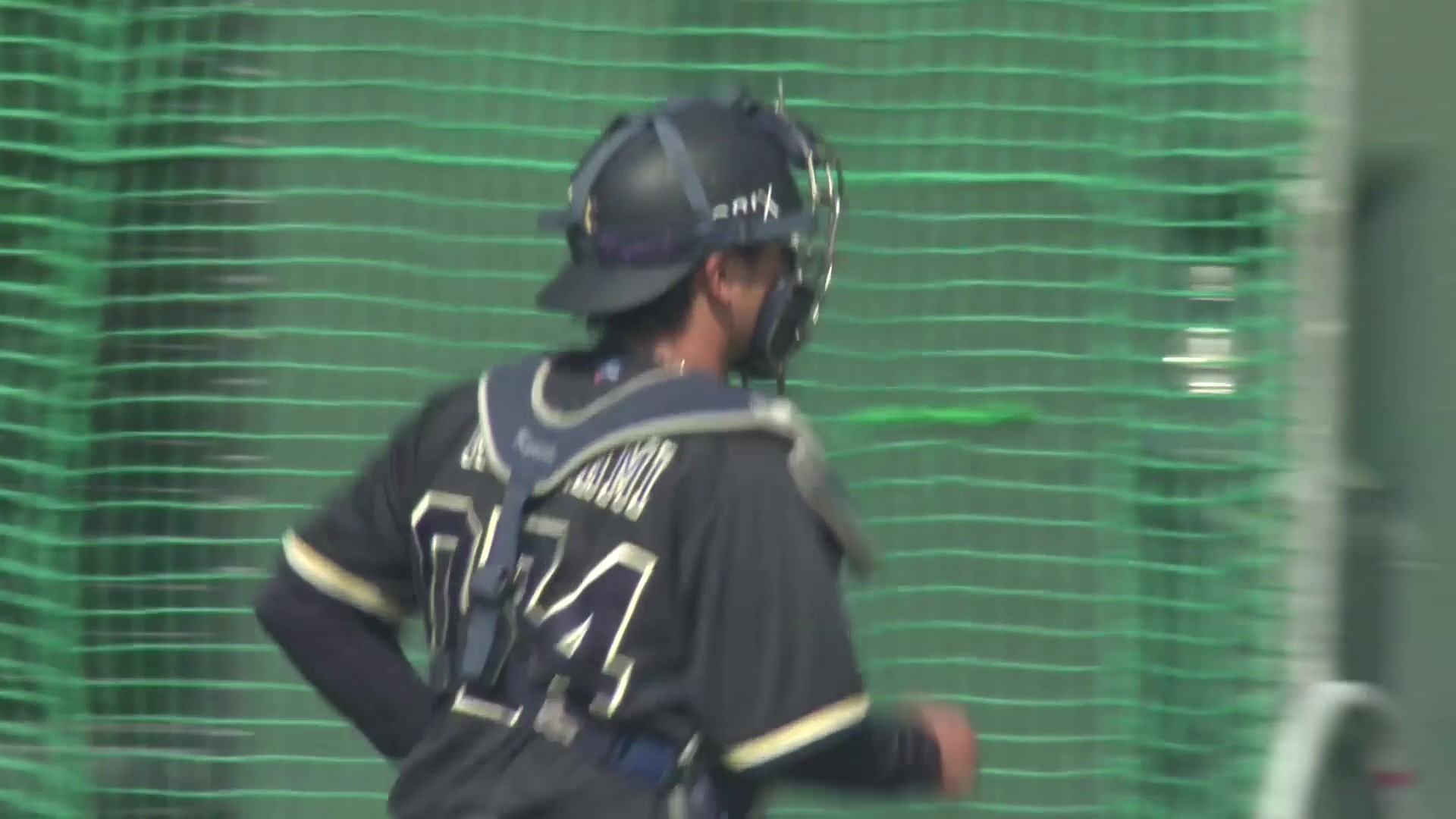 【ファーム】強肩発動!! バファローズ・村上喬一朗 完璧な送球で盗塁を阻止する!! 2026年3月29日 福岡ソフトバンクホークス 対 オリックス・バファローズ