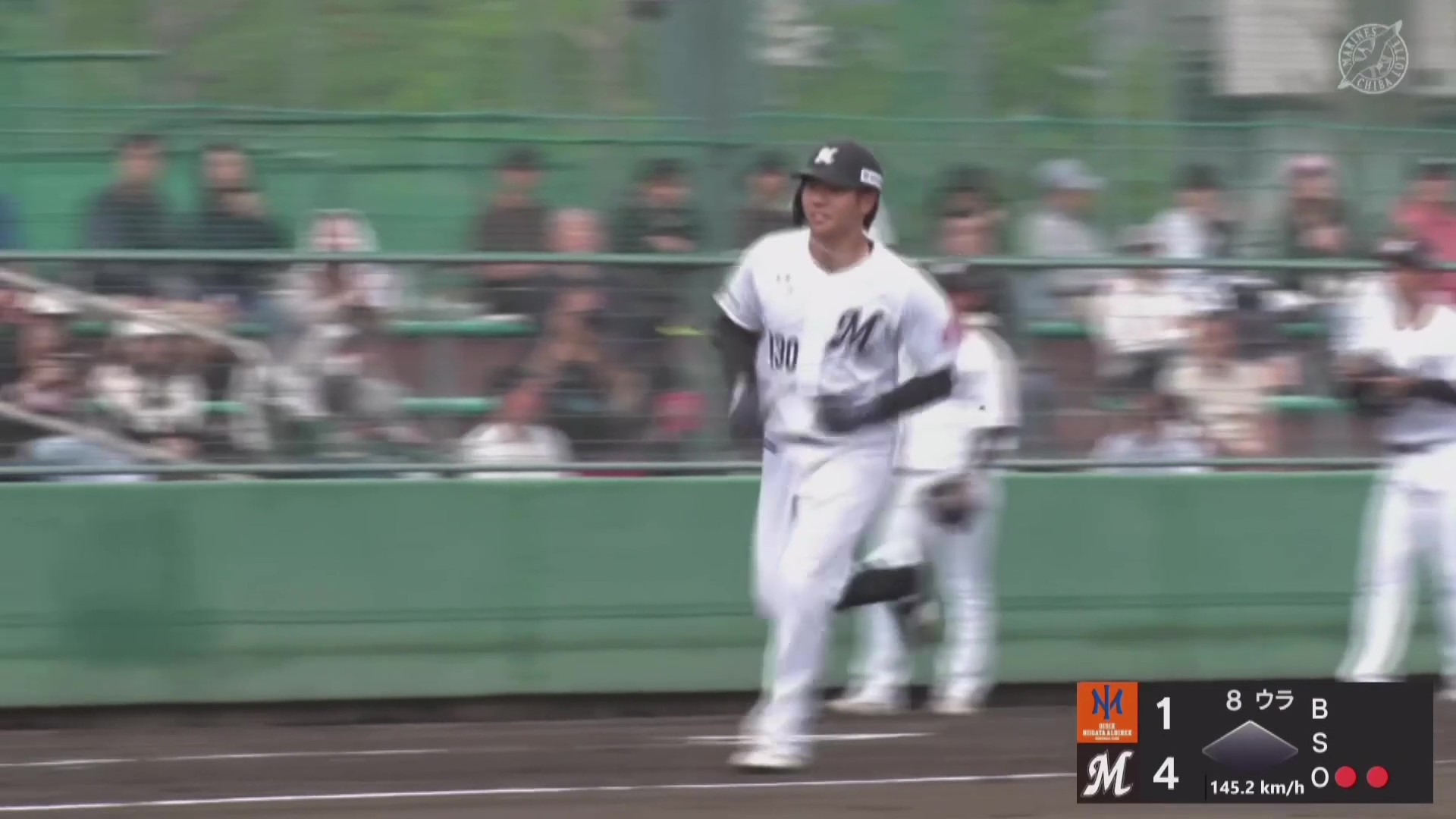 【ファーム】マリーンズ・谷村剛 今シーズンファーム第1号となる3ランホームランで突き放す!! 2026年4月16日 千葉ロッテマリーンズ 対 オイシックス新潟アルビレックスBC