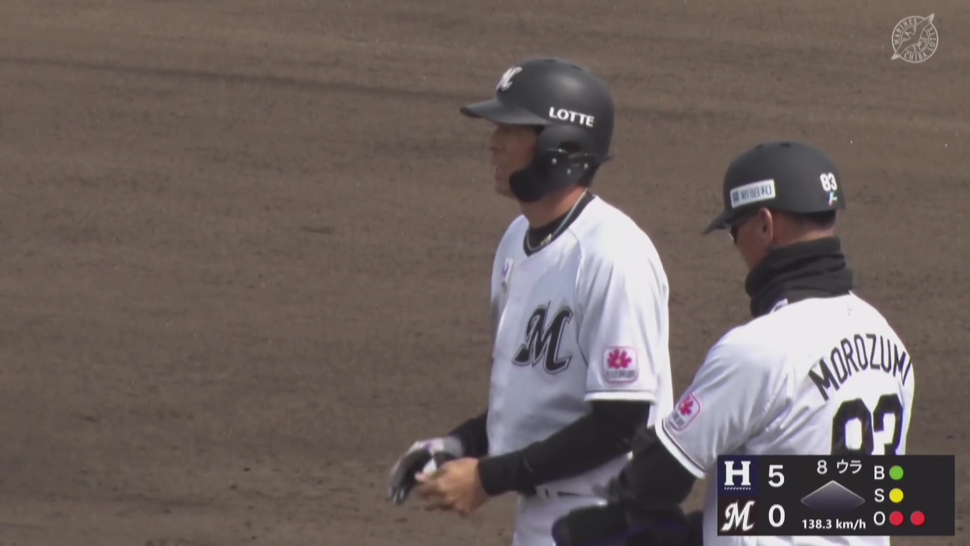 【ファーム】マリーンズ・岡大海 センターへのタイムリーヒットで1点を返す!! 2026年4月25日 千葉ロッテマリーンズ 対 ハヤテベンチャーズ静岡