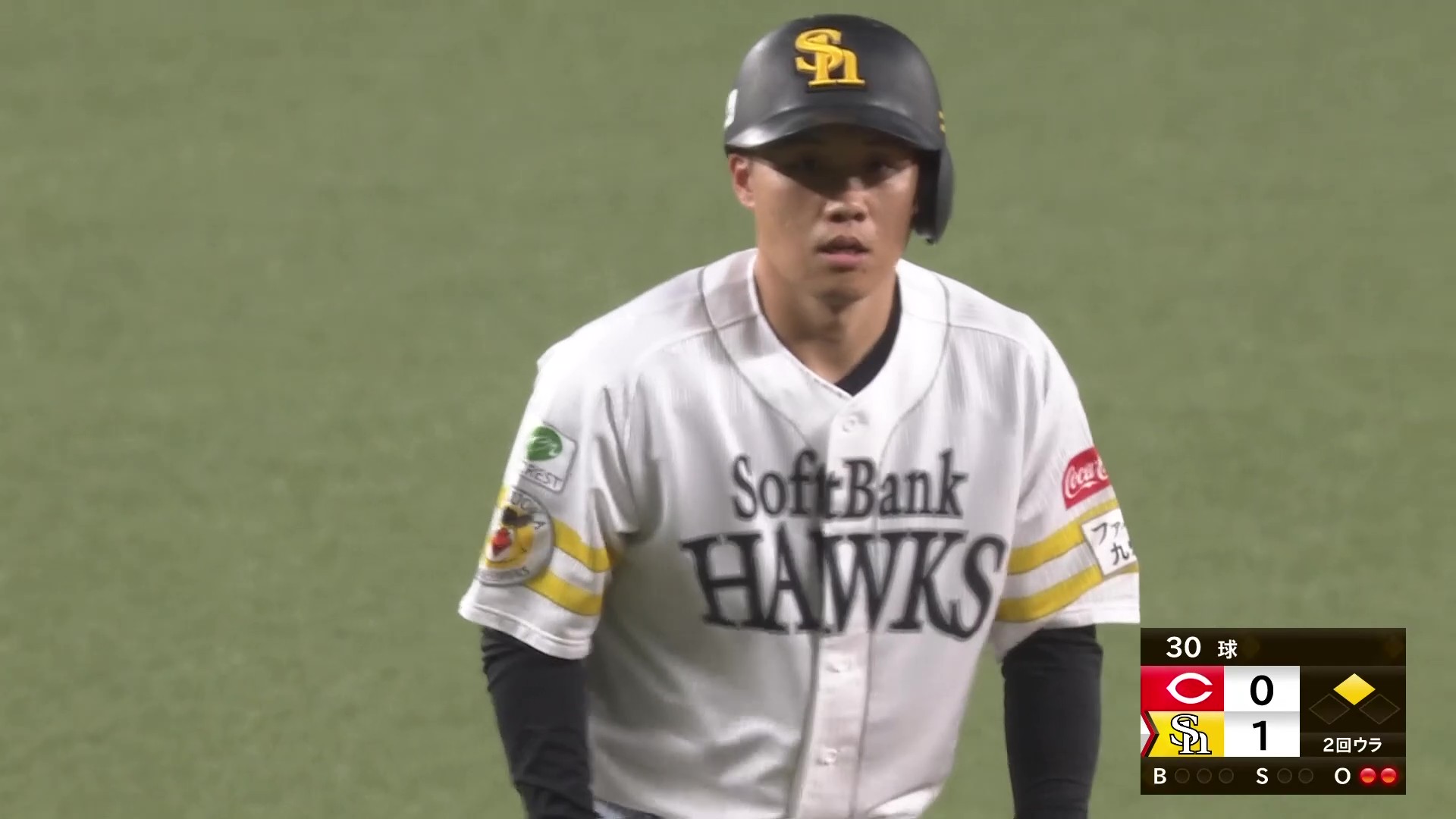 【2回裏】打撃で魅せる!! ホークス・海野隆司 三遊間を破るタイムリーヒットで先制!! 2026年3月21日 福岡ソフトバンクホークス 対 広島東洋カープ