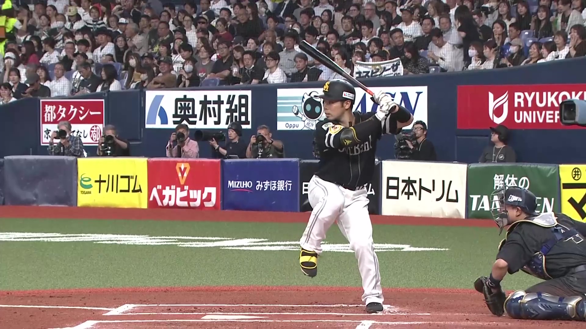 【6回表】強く振り抜いた!! ホークス・近藤健介 右中間を破るタイムリー2ベースヒット!! 2026年5月20日 オリックス・バファローズ 対 福岡ソフトバンクホークス