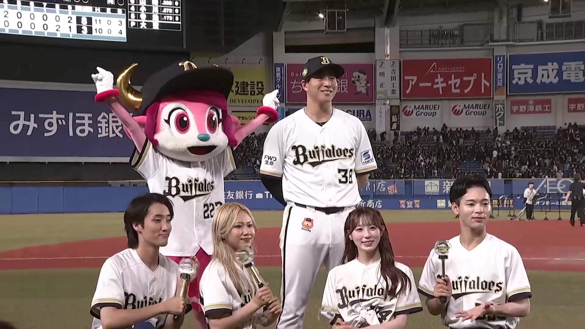 バファローズ・来田涼斗選手ヒーローインタビュー 7月11日 千葉ロッテマリーンズ 対 オリックス・バファローズ