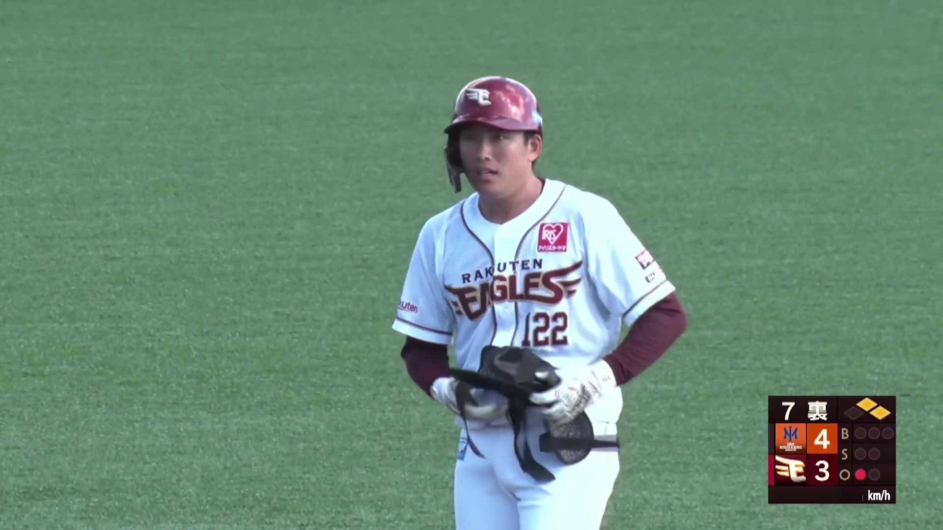 【ファーム】逆方向への一打!! イーグルス・島原大河 左中間を破るタイムリー2ベースヒットを放つ!! 2026年7月21日 東北楽天ゴールデンイーグルス 対 オイシックス新潟アルビレックスBC