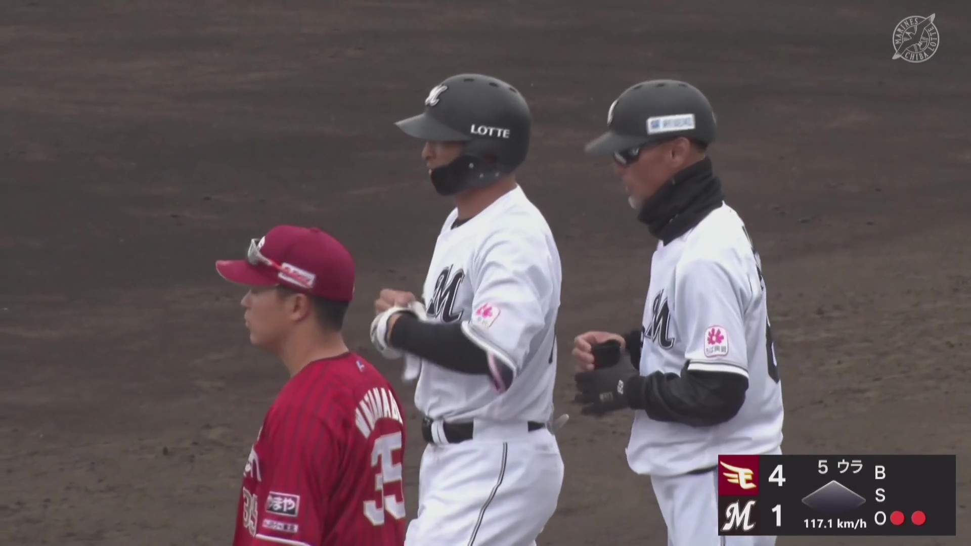 【ファーム】反撃開始!! マリーンズ・池田来翔 詰まりながらもレフト前へ運ぶタイムリーヒット!! 2026年3月19日 千葉ロッテマリーンズ 対 東北楽天ゴールデンイーグルス