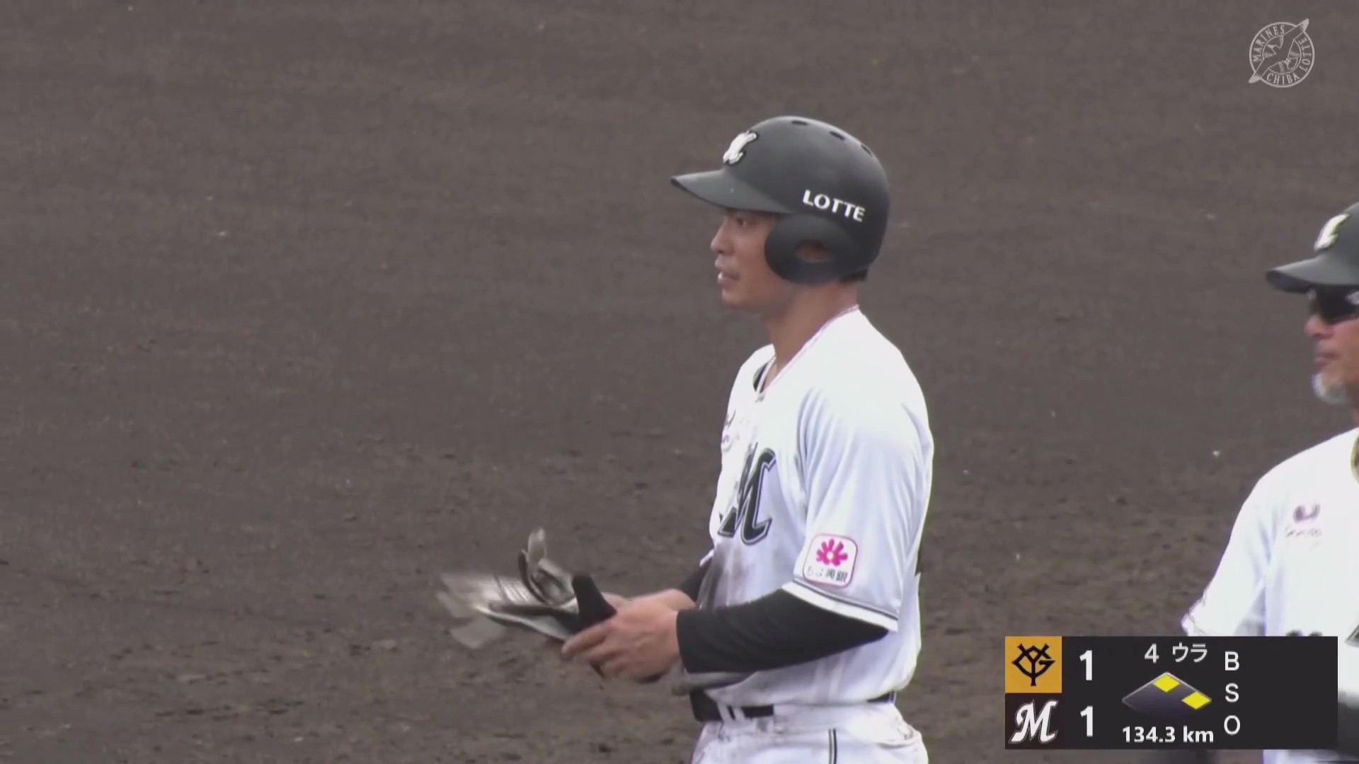 【ファーム】3連打で同点!! マリーンズ・石垣勝海 センターへタイムリーヒットを放つ!! 2026年7月19日 千葉ロッテマリーンズ 対 読売ジャイアンツ