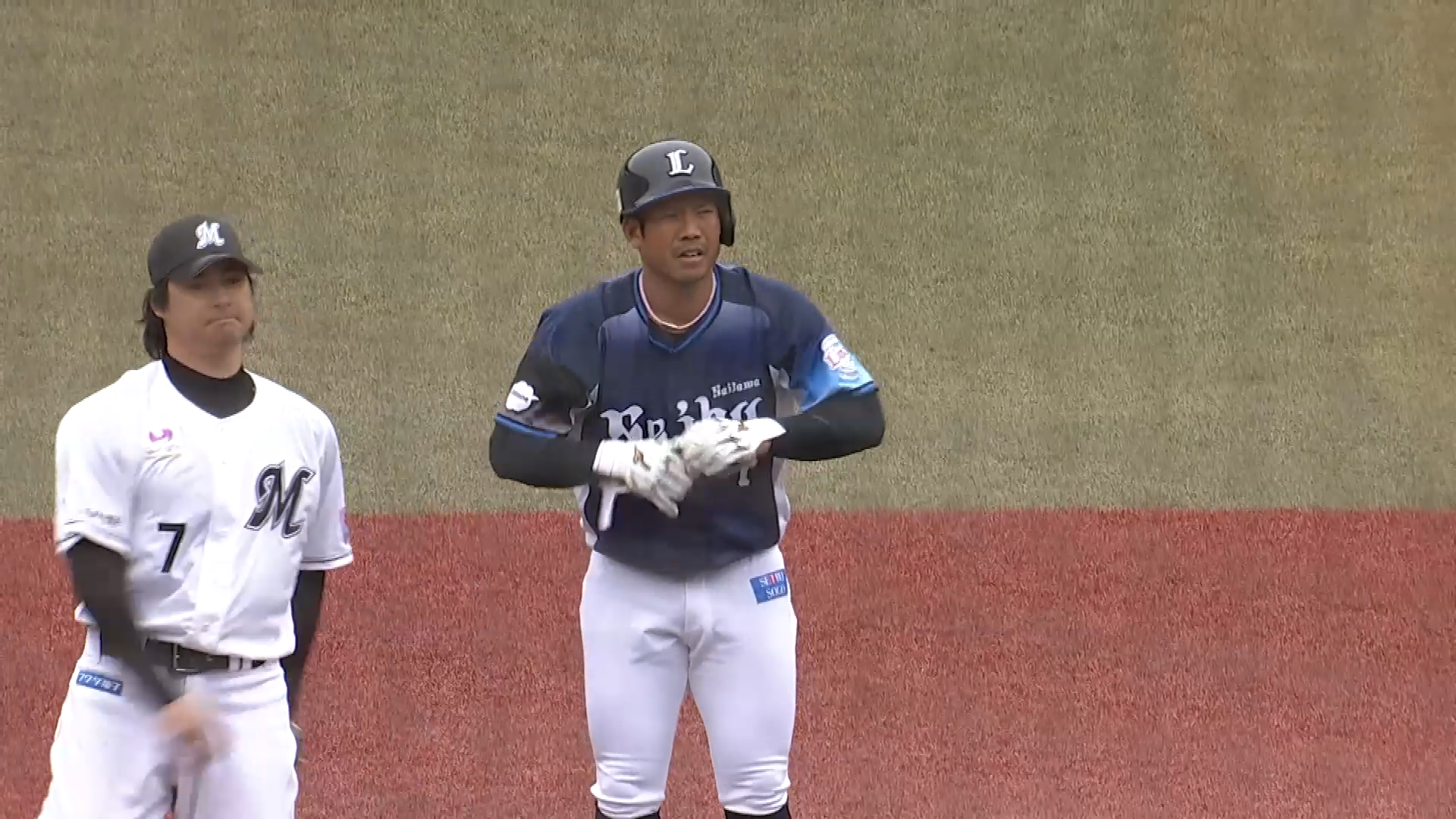 【3回表】流石のバッティング!! 新加入のライオンズ・桑原将志の先制タイムリー2ベース!! 2026年3月13日 千葉ロッテマリーンズ 対 埼玉西武ライオンズ