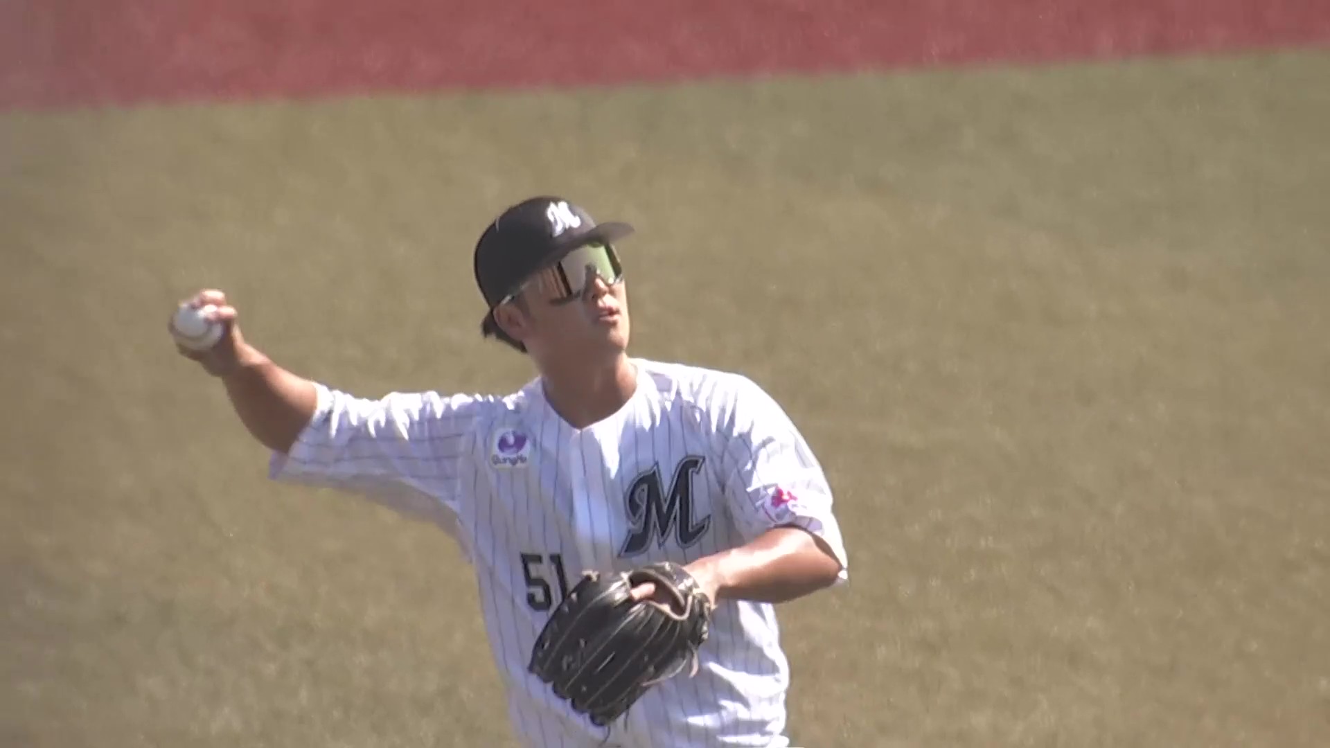 【2回表】投手を救う好守!! マリーンズ・山口航輝 ヒット性のあたりをスライディングキャッチ!! 2026年6月13日 千葉ロッテマリーンズ 対 横浜DeNAベイスターズ
