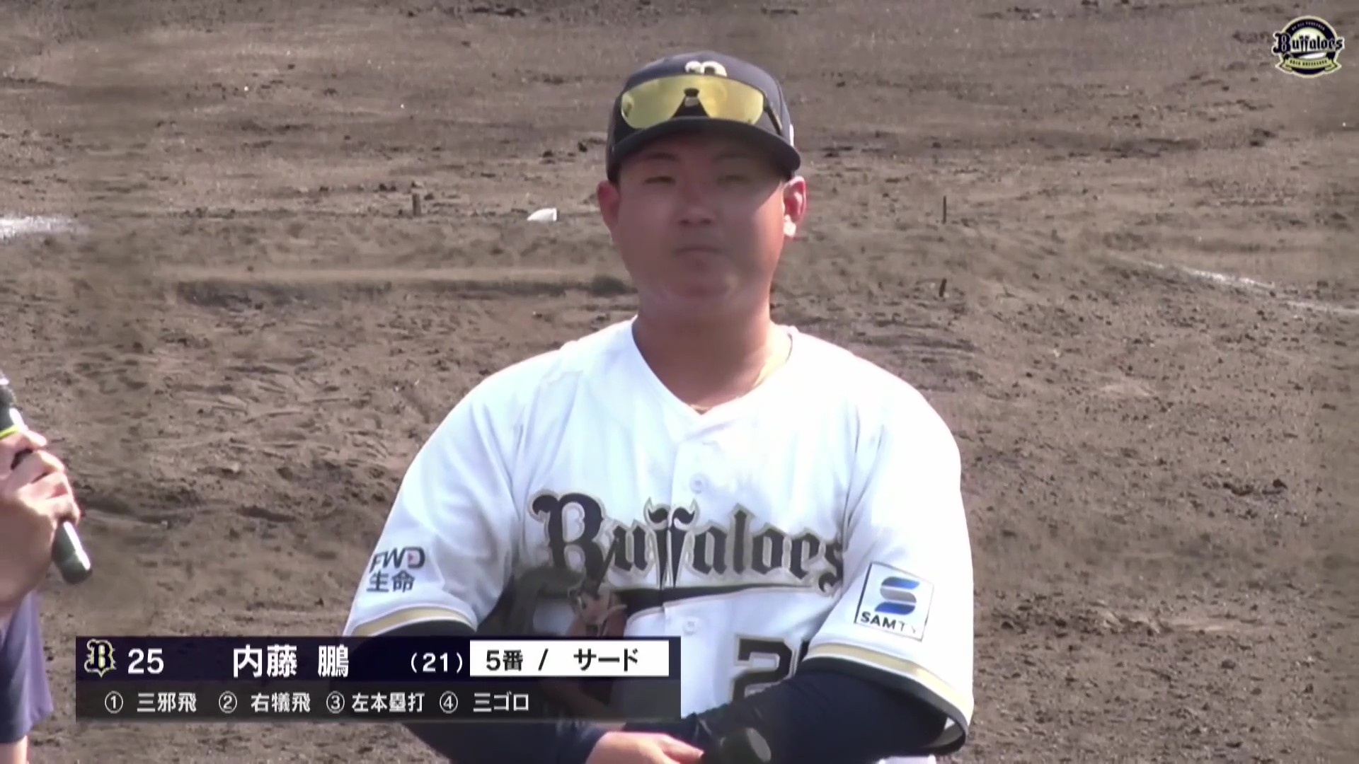 【ファーム】バファローズ・内藤鵬選手 ヒーローインタビュー 6月13日 オリックス・バファローズ 対 広島東洋カープ