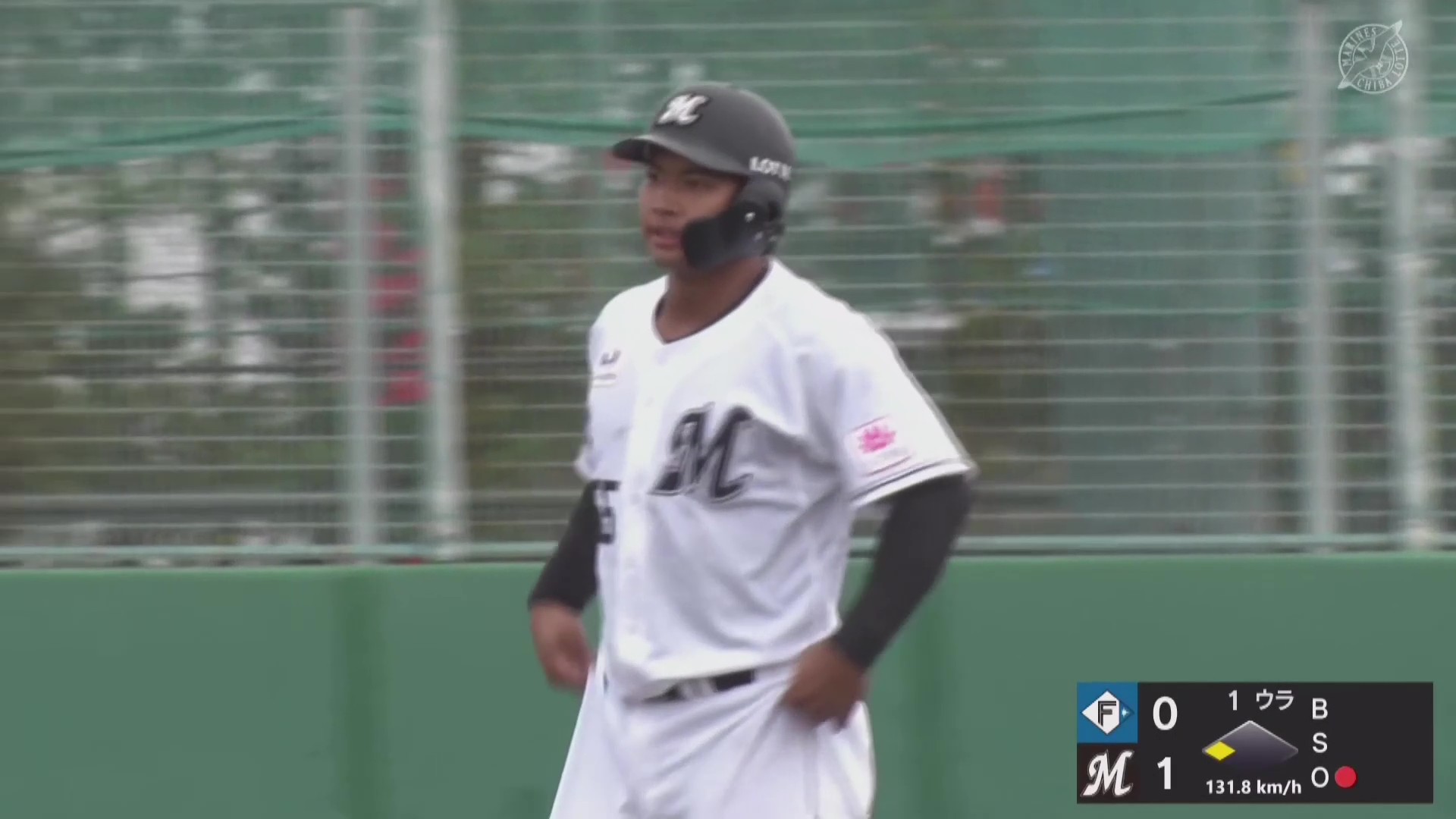 【ファーム】初球を捉えた!! マリーンズのルーキー・櫻井ユウヤ 左中間へのタイムリー2ベースで先制!! 2026年4月10日 千葉ロッテマリーンズ 対 北海道日本ハムファイターズ