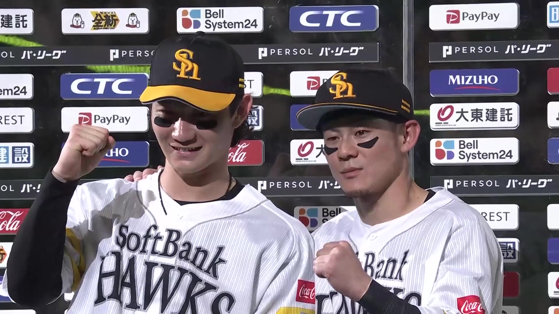 ホークス・牧原大成選手・正木智也選手ヒーローインタビュー 6月24日 福岡ソフトバンクホークス 対 オリックス・バファローズ