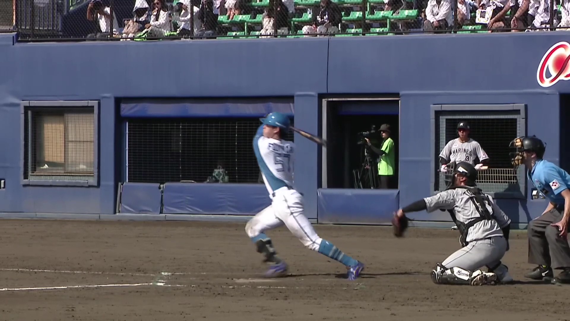 【ファーム】センターオーバー!! ファイターズ・藤森海斗 勝利を決定づけるタイムリー3ベース!! 2026年6月13日 北海道日本ハムファイターズ 対 千葉ロッテマリーンズ