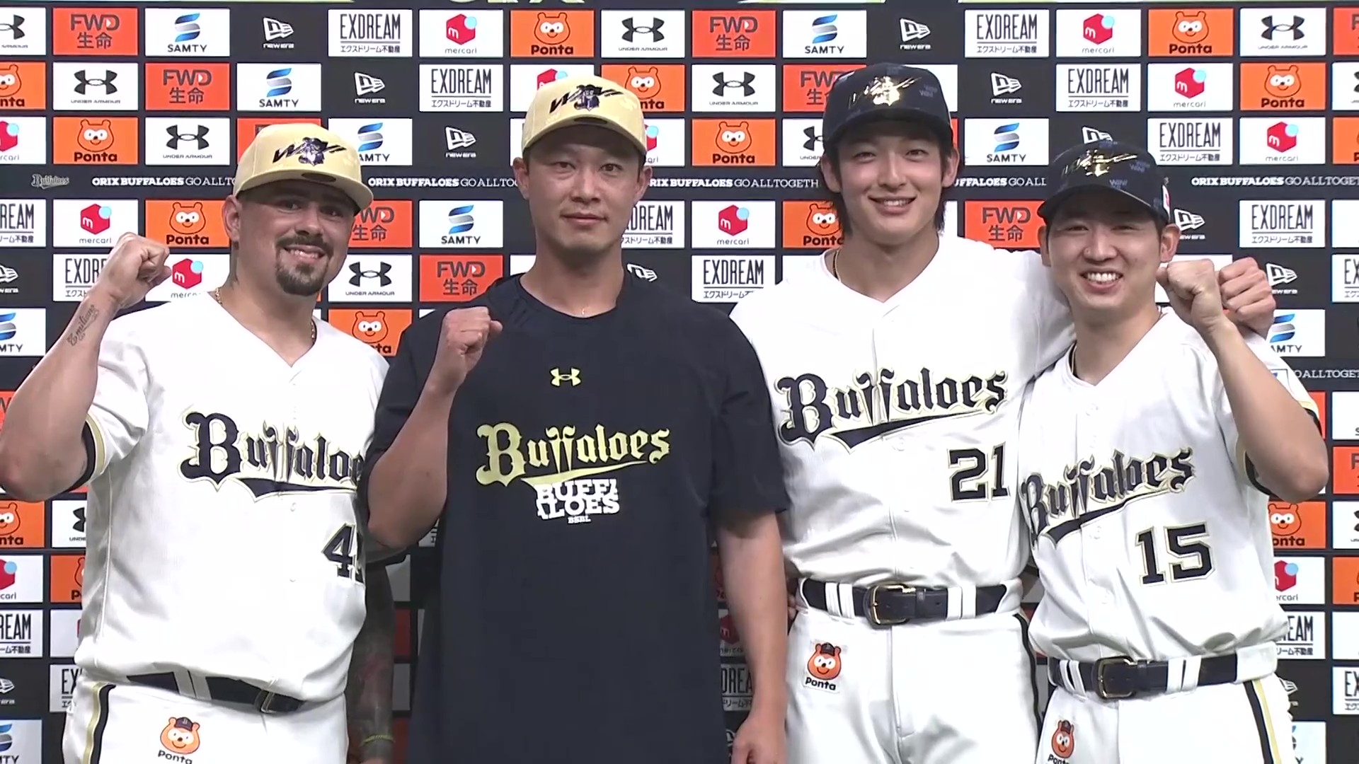 バファローズ・岩嵜翔投手・山崎颯一郎投手・椋木蓮投手・マチャド投手ヒーローインタビュー 6月12日 オリックス・バファローズ 対 阪神タイガース