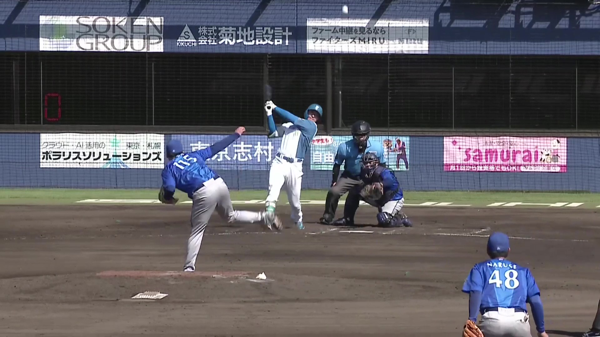 【ファーム】ファイターズ・日渡騰輝 阪口樂 連続タイムリーヒットで2点差に迫る!! 2026年7月19日 北海道日本ハムファイターズ 対 横浜DeNAベイスターズ