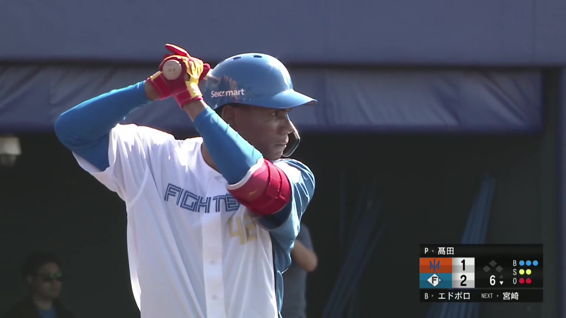 【ファーム】2試合連発!! ファイターズ・エドポロケイン ファーム東地区1位タイとなる第8号ソロ!! 2026年5月16日 北海道日本ハムファイターズ 対 オイシックス新潟アルビレックスBC