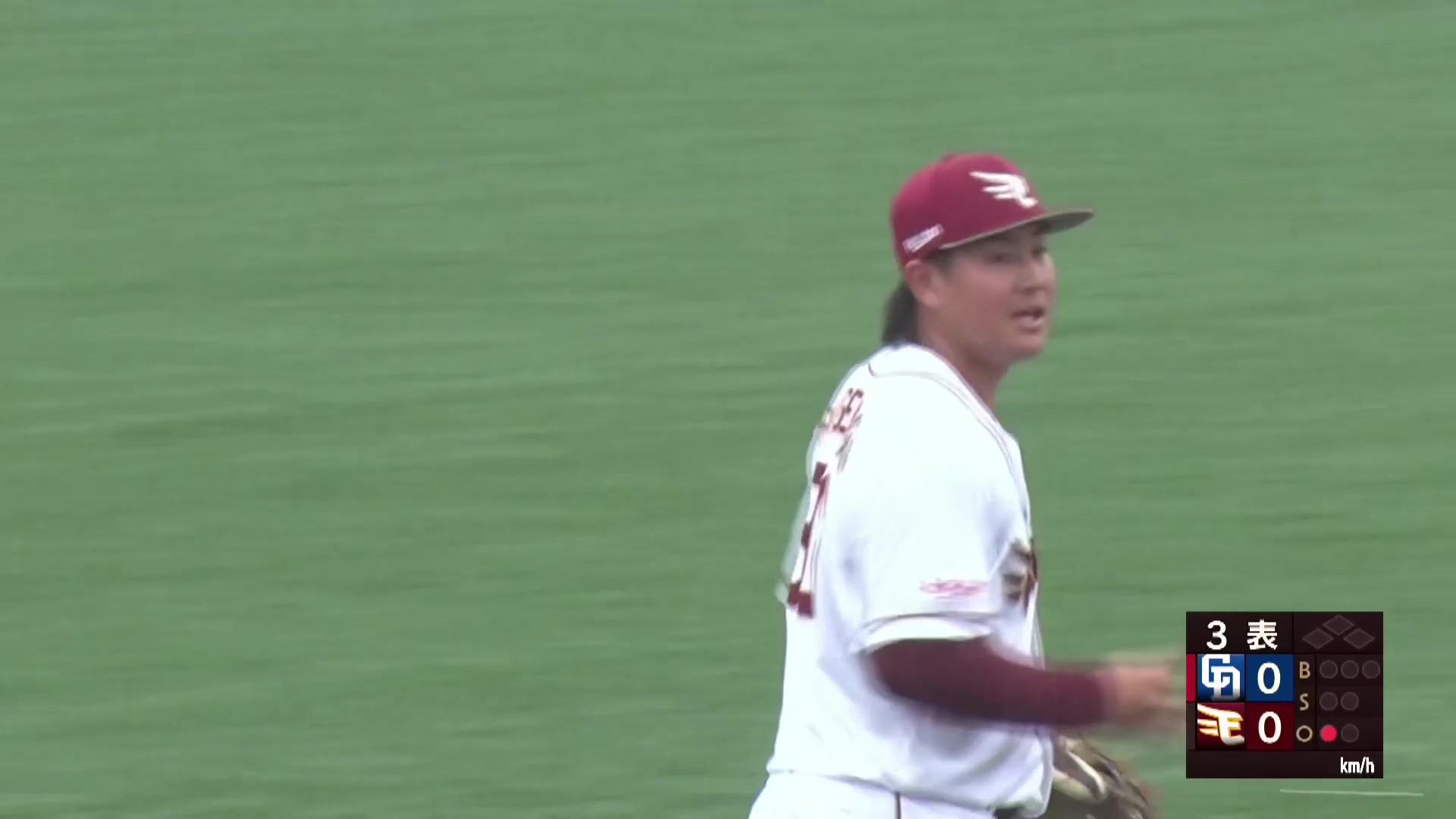 【ファーム】逆シングルで好捕!! イーグルス・繁永晟 センターに抜けそうな打球をアウトにするファインプレー!! 2026年4月10日 東北楽天ゴールデンイーグルス 対 中日ドラゴンズ