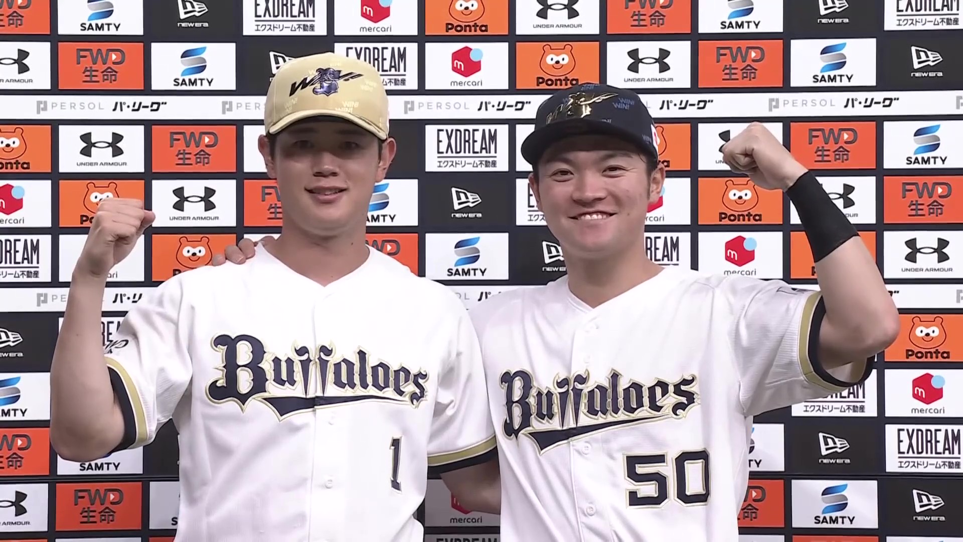 バファローズ・山中稜真選手・太田椋選手ヒーローインタビュー 7月24日 オリックス・バファローズ 対 千葉ロッテマリーンズ