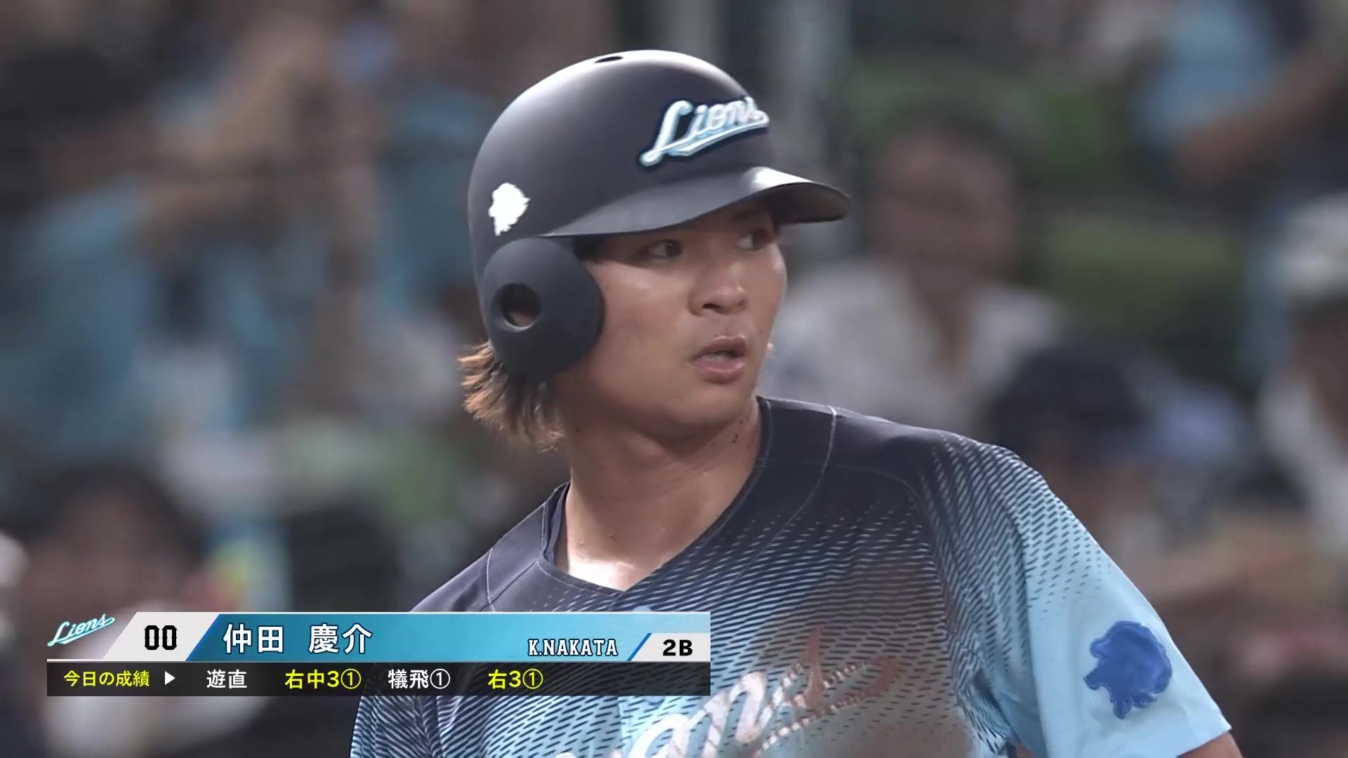 【8回裏】大活躍!! ライオンズ・仲田慶介 一塁線を破るタイムリー3ベースで3打点目!! 2026年8月25日 埼玉西武ライオンズ 対 北海道日本ハムファイターズ