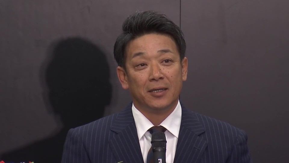 千葉ロッテマリーンズ サブロー新監督就任会見